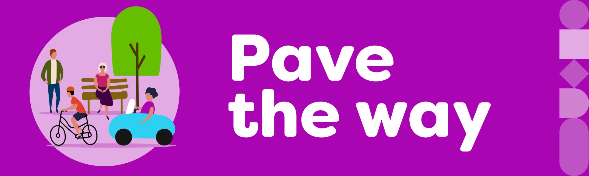 City centre streets pave the way banner