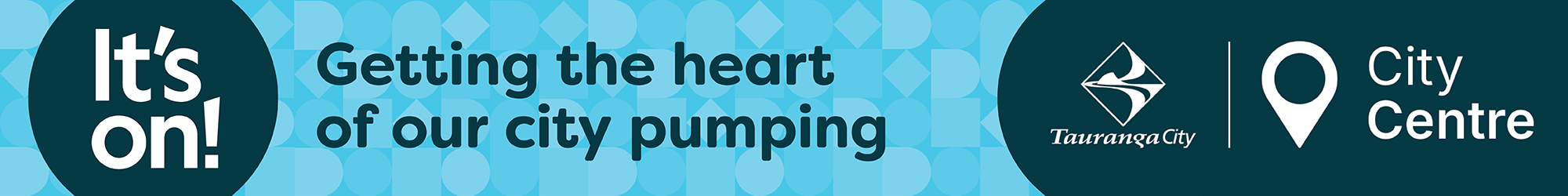 It's on in our City Centre