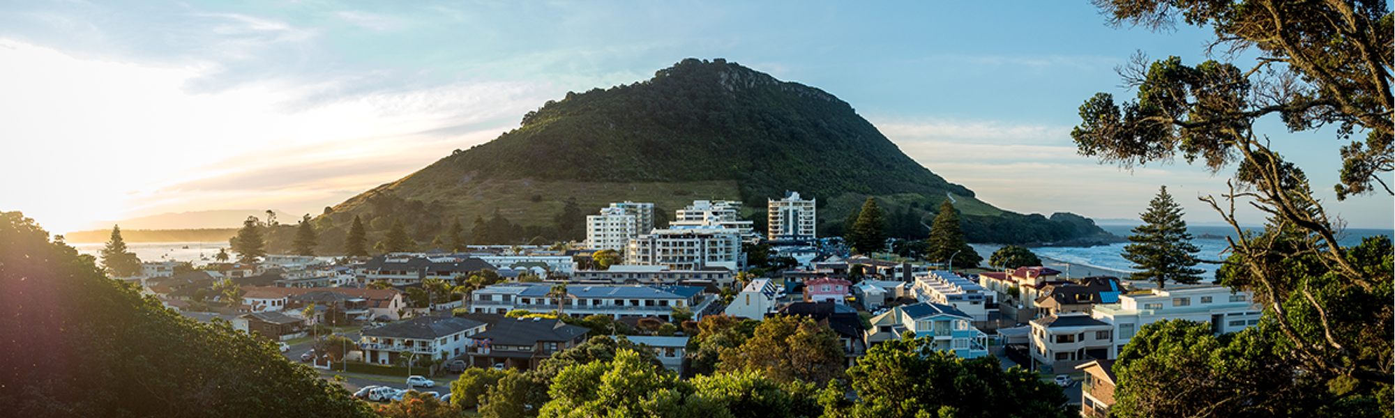 landscape view of Mount Maunganui