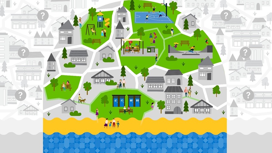 Open space infographic
