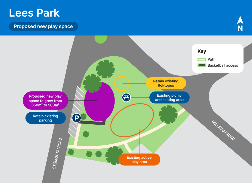 Lees Park map Lees Park map