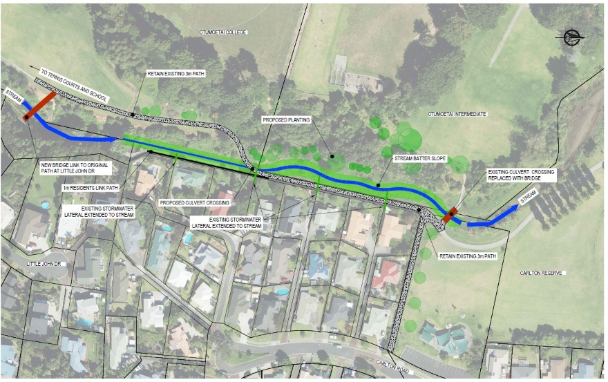 Carlton Street Reserve stormwater daylighting draft design