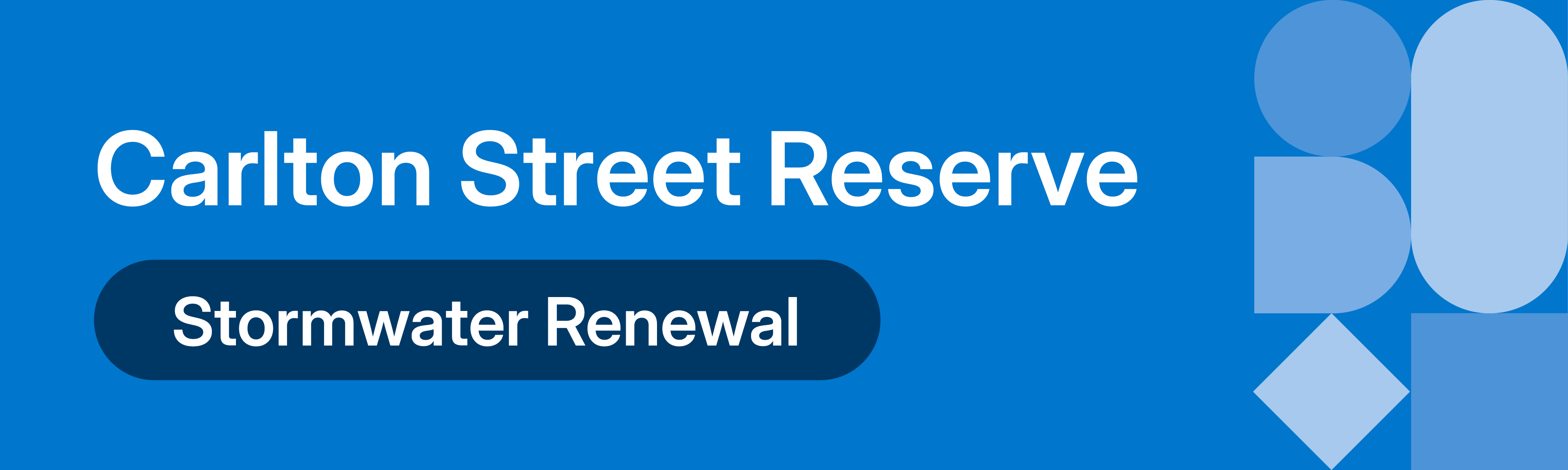 Carlton Street Reserve stormwater renewal