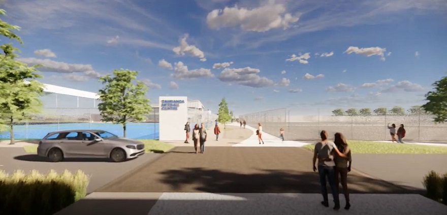 Rendered view of what proposed option 1 would look like
