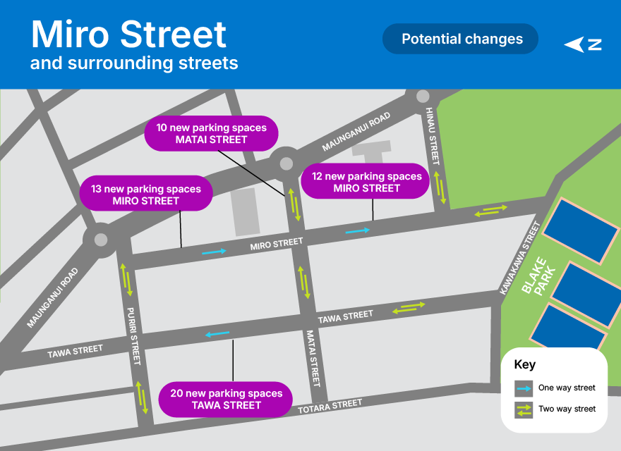 Miro Street and surrounding streets Miro Street and surrounding streets