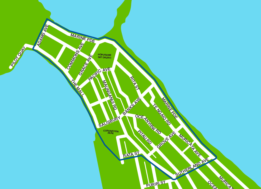 Mount Parking map