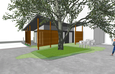 Close up toilet block conept