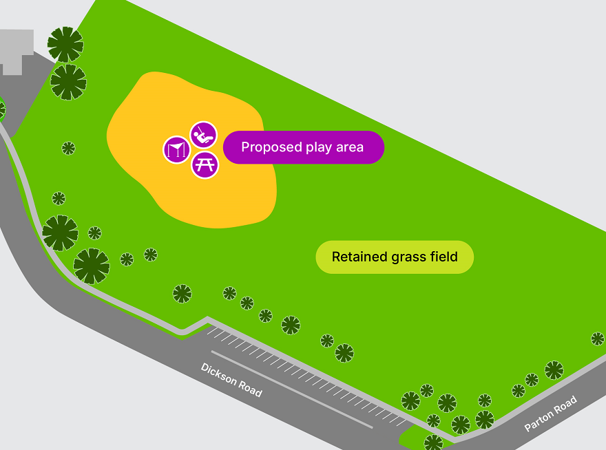 Simpson Reserve layout map