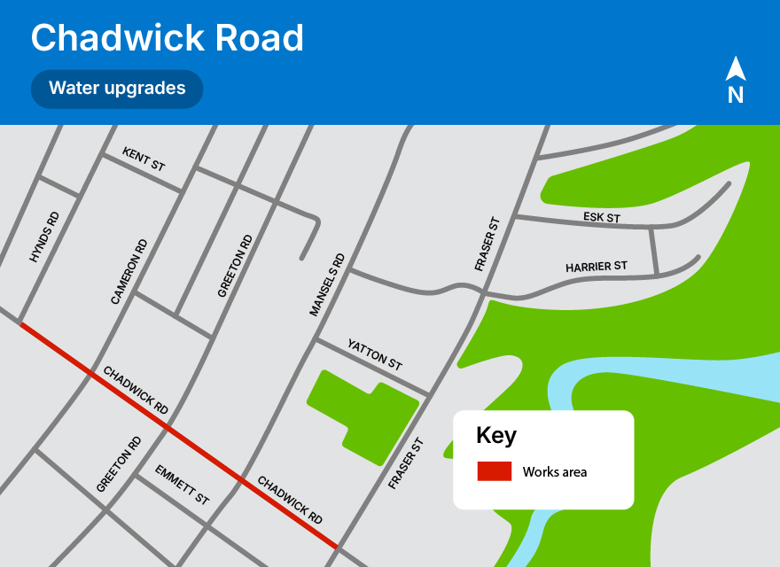 Chadwick Road - Water upgrades