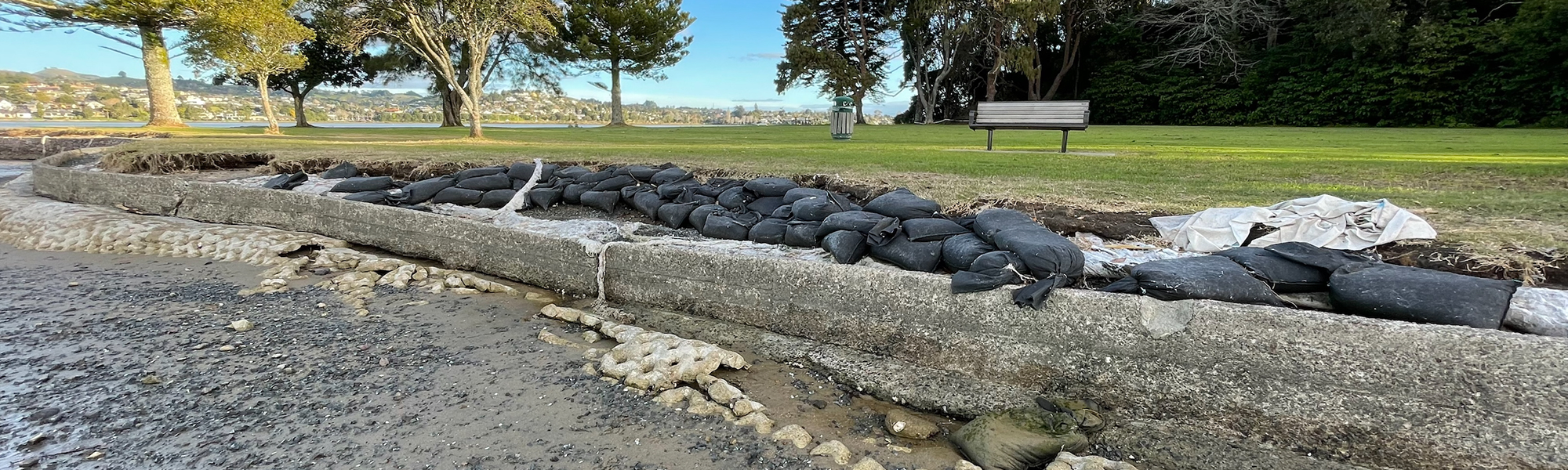 Ōpūpū – Rotary Park seawall